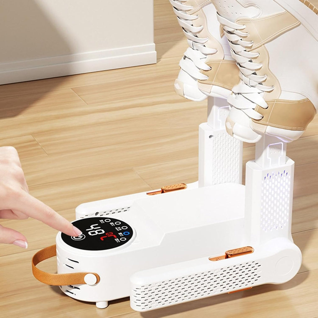 Touch control on the shoe dryer
