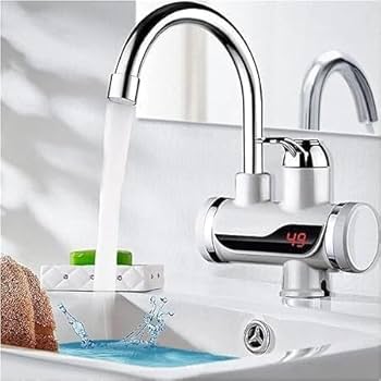 Hot water tap running