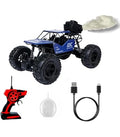 Metal RC rock crawler with spray mist and accessories