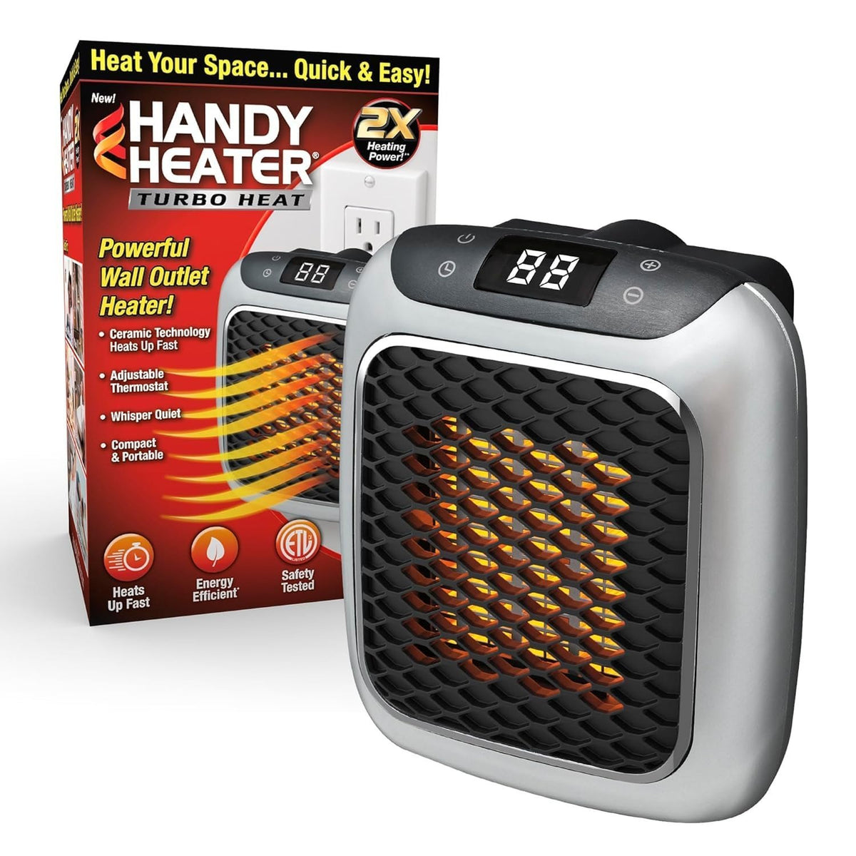 Compact plug-in heater