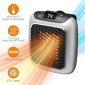 Room heater temperature settings