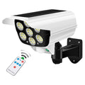 Solar motion sensor wall light with remote