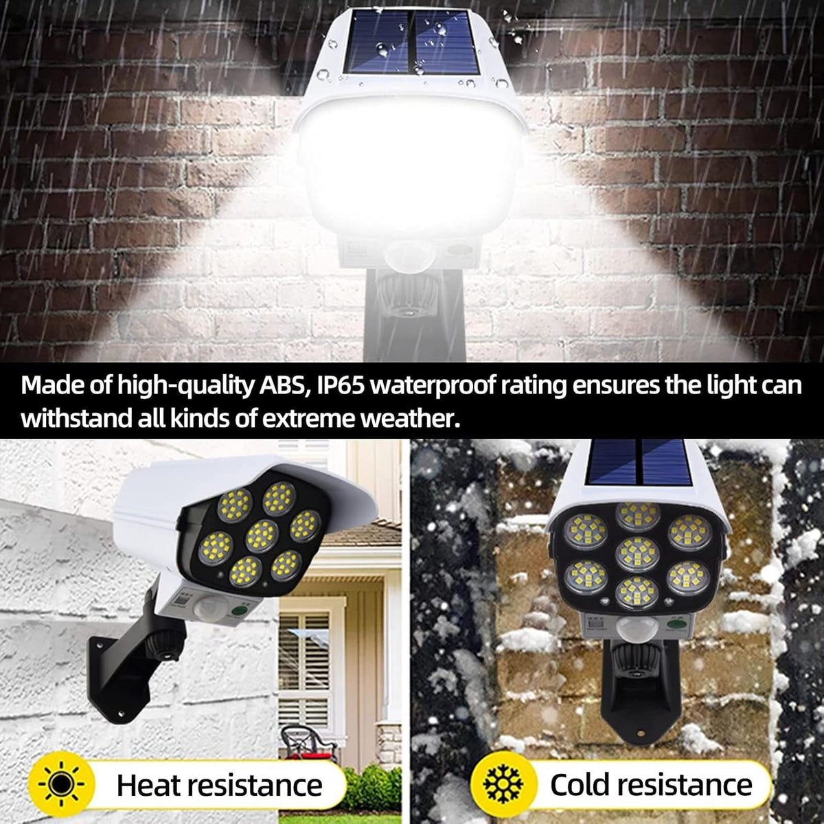 Bright outdoor light, heat and cold resistant