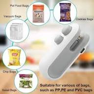 Bag sealer works on chips, snack and food bags
