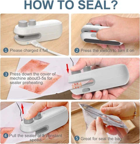 How to seal a bag in 5 steps