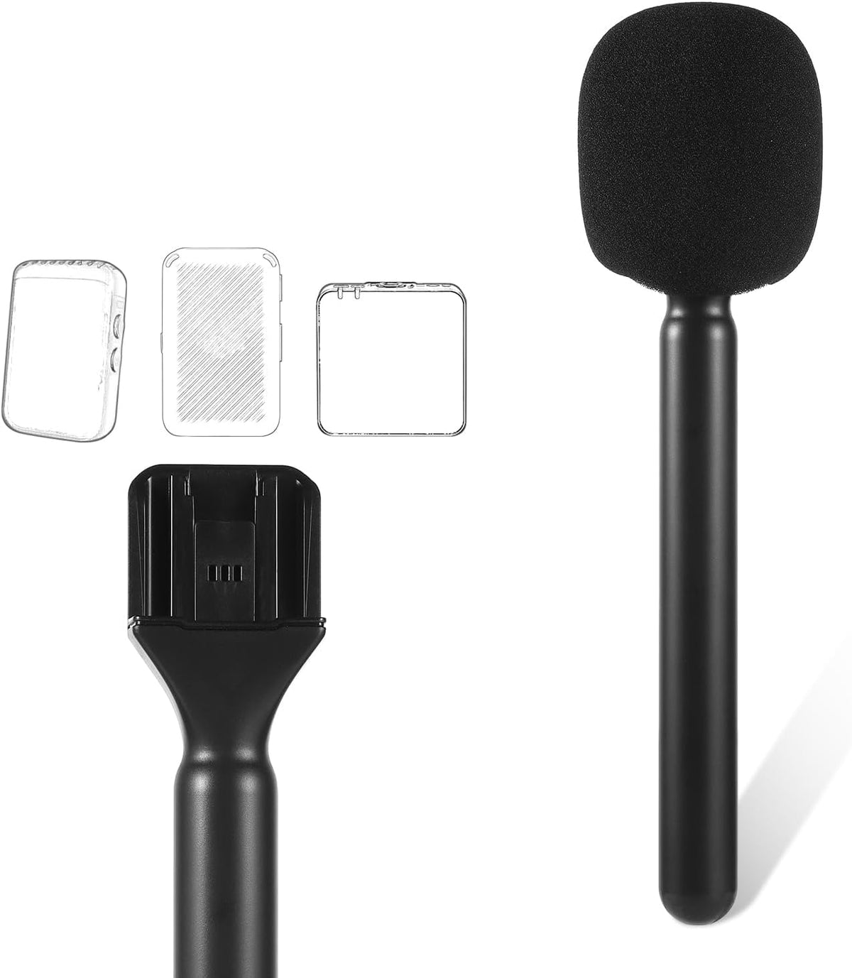 Clip slot for wireless lavalier mic