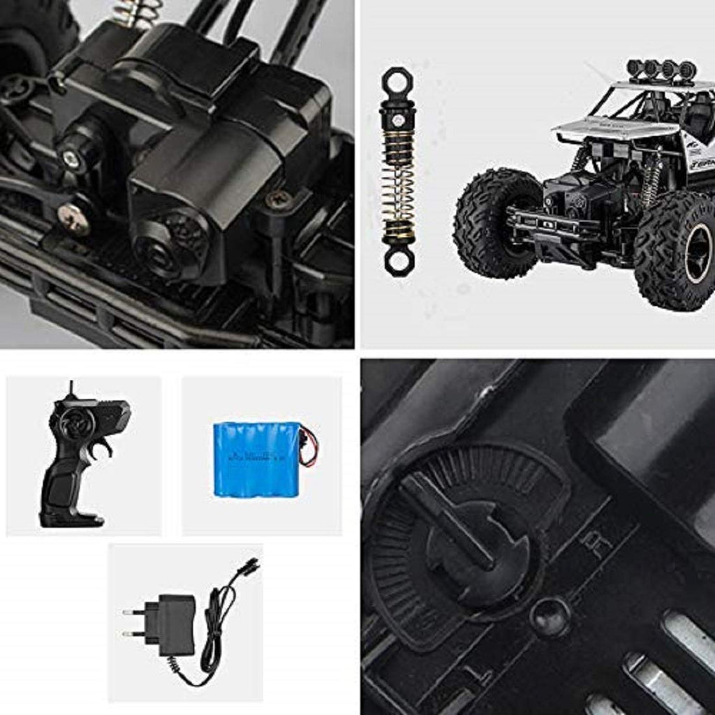Remote, battery, charger and suspension details