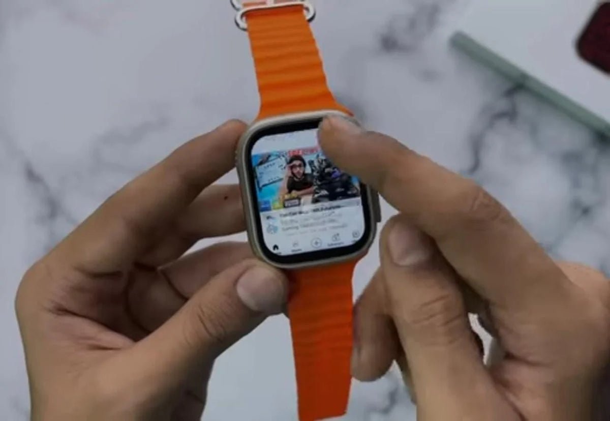 Smartwatch on the wrist
