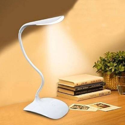 White rechargeable LED study lamp