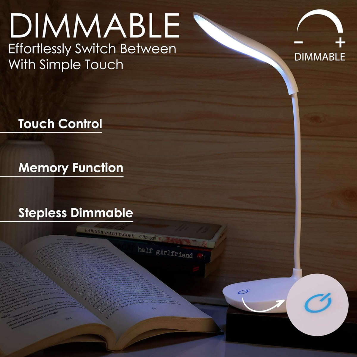 Touch control dimmable lamp