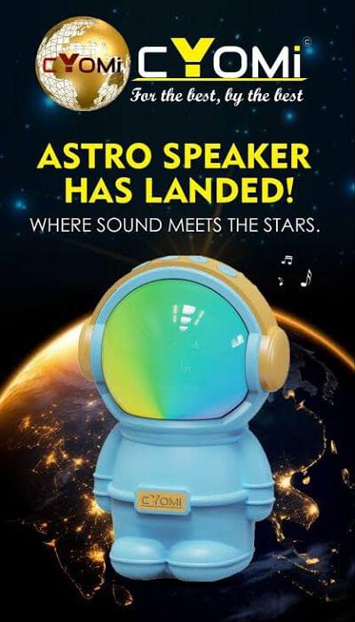 CYOMI Astro speaker – where sound meets the stars