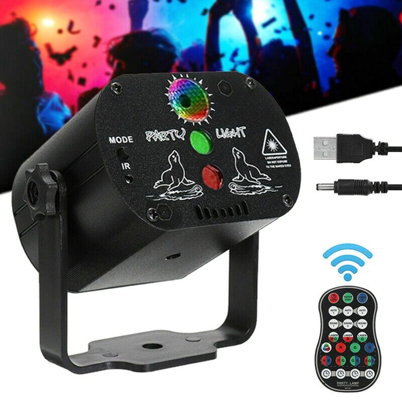 Party light with USB cable, bracket and remote